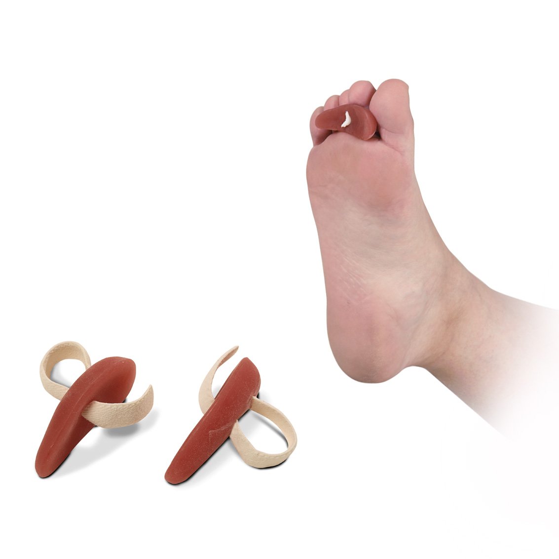 PROTECTION ORTEILS EN MARTEAU PETIT 2 PCS